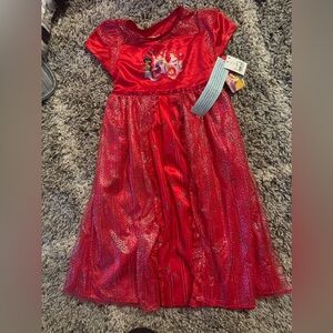 Disney Red Kids Pajamas Nightgown